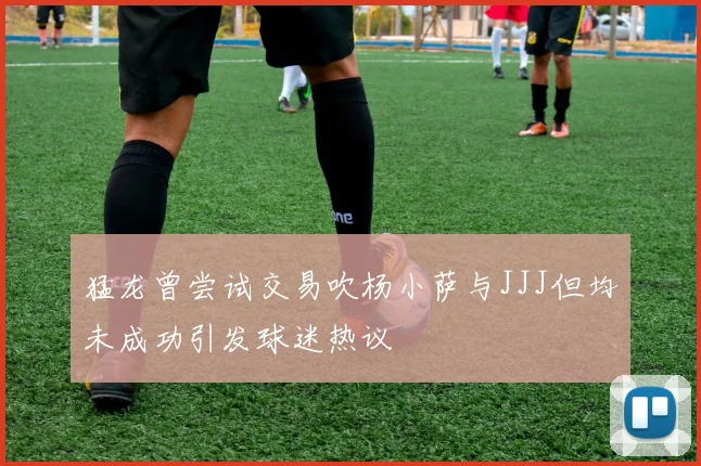 猛龙曾尝试交易吹杨小萨与JJJ但均未成功引发球迷热议