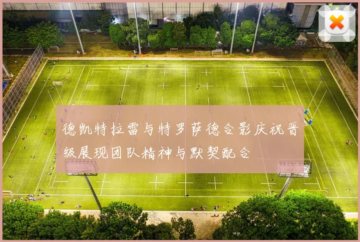 德凯特拉雷与特罗萨德合影庆祝晋级展现团队精神与默契配合